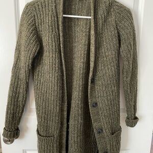 Ralph Lauren Olive Green Knit Cargidan